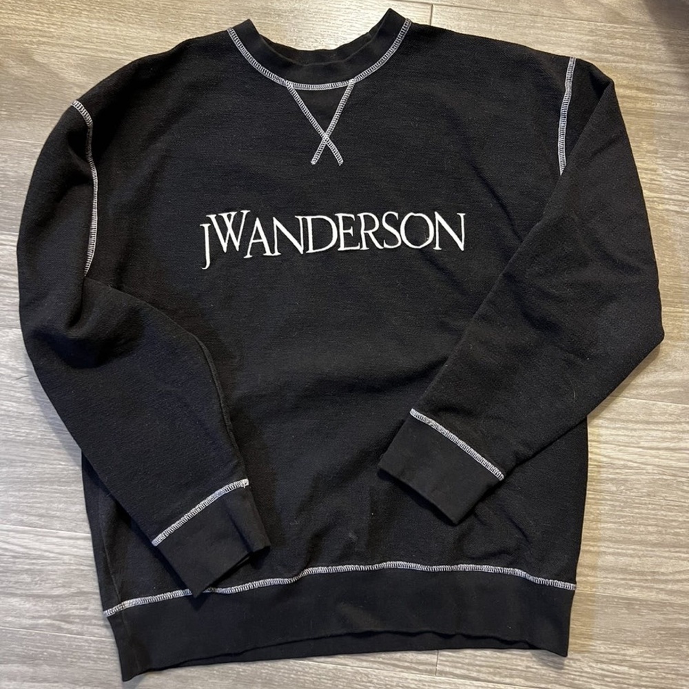 Inside-Out Embroidered Sweatshirt